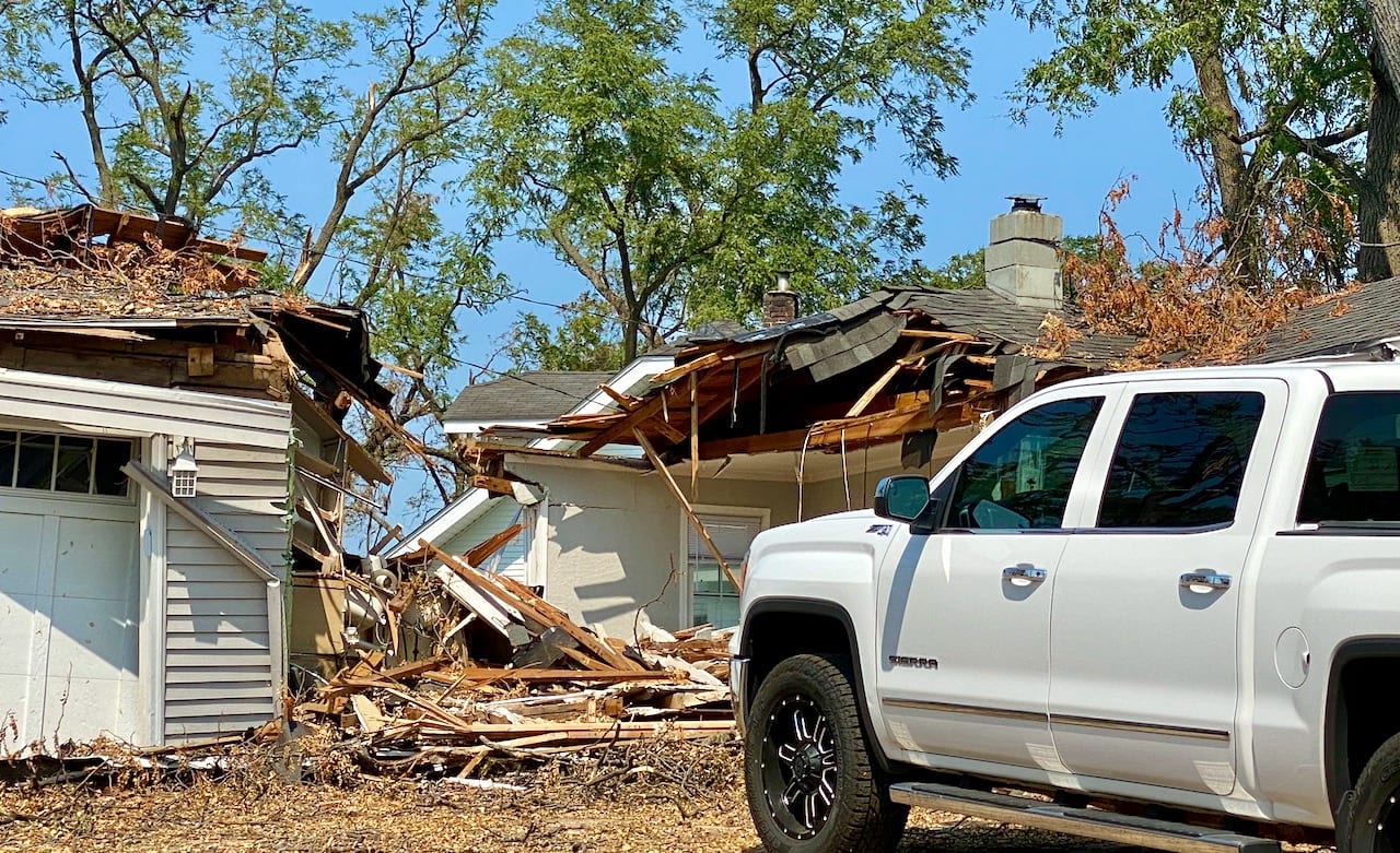 Derecho Devestation -Cedar Rapids-Iowa-August 10 2020